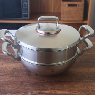 Bens Ryders 28cm Frigideira Panela Quente 18-10 Fogão Estufado de Aço Inoxidável Engrossado Fogão de Indução de Fundo Du