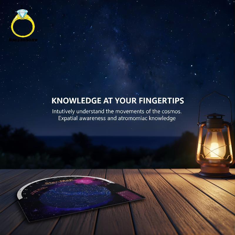 [BANY] Star Chart 2024 Iniciante Interface Fácil Planet Identificador Ideal Para Crianças Astronomia Escola Estudos Bom