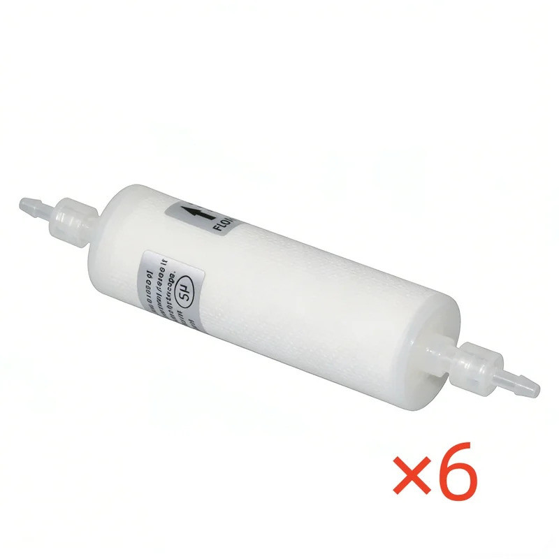 FW 6 Peças Filtro De Tinta Branca Dtf Para Impressora XP600 L18050 L8050 L18100 ET8550 7800 4800 L1800 I3200 olvent