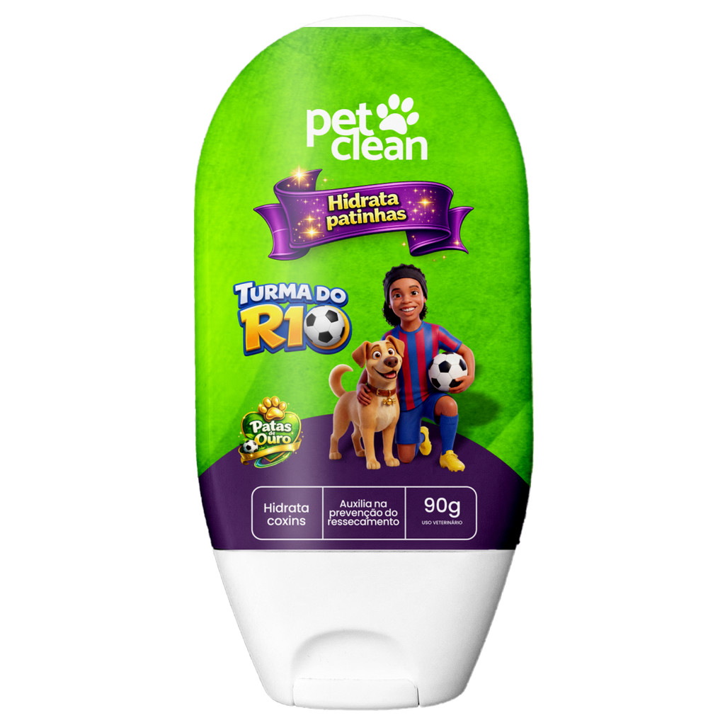 Hidrata Patinhas Pet Clean Caes e Gatos Turma do R10 90g