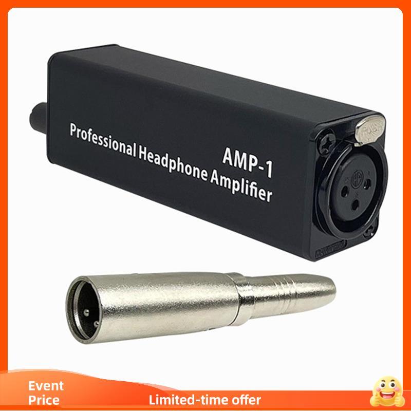 Conversor De Amplificador De Fone De Ouvido Portátil XLR Para Interface De Áudio De 3.5 Mm Mini HIFI Montagem De Clipe