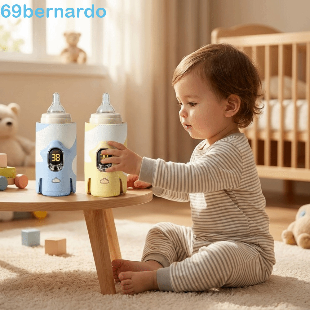 Aquecedor De Leite Materno BERNARDO , Multifuncional De Mamadeira Com 6 Níveis De Calor , Manga Aquecedora Display LED