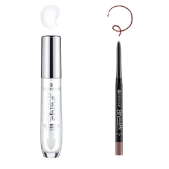 KIT LIPGLOSS extreme shine 01 + Lápis 8h matte 02 essence
