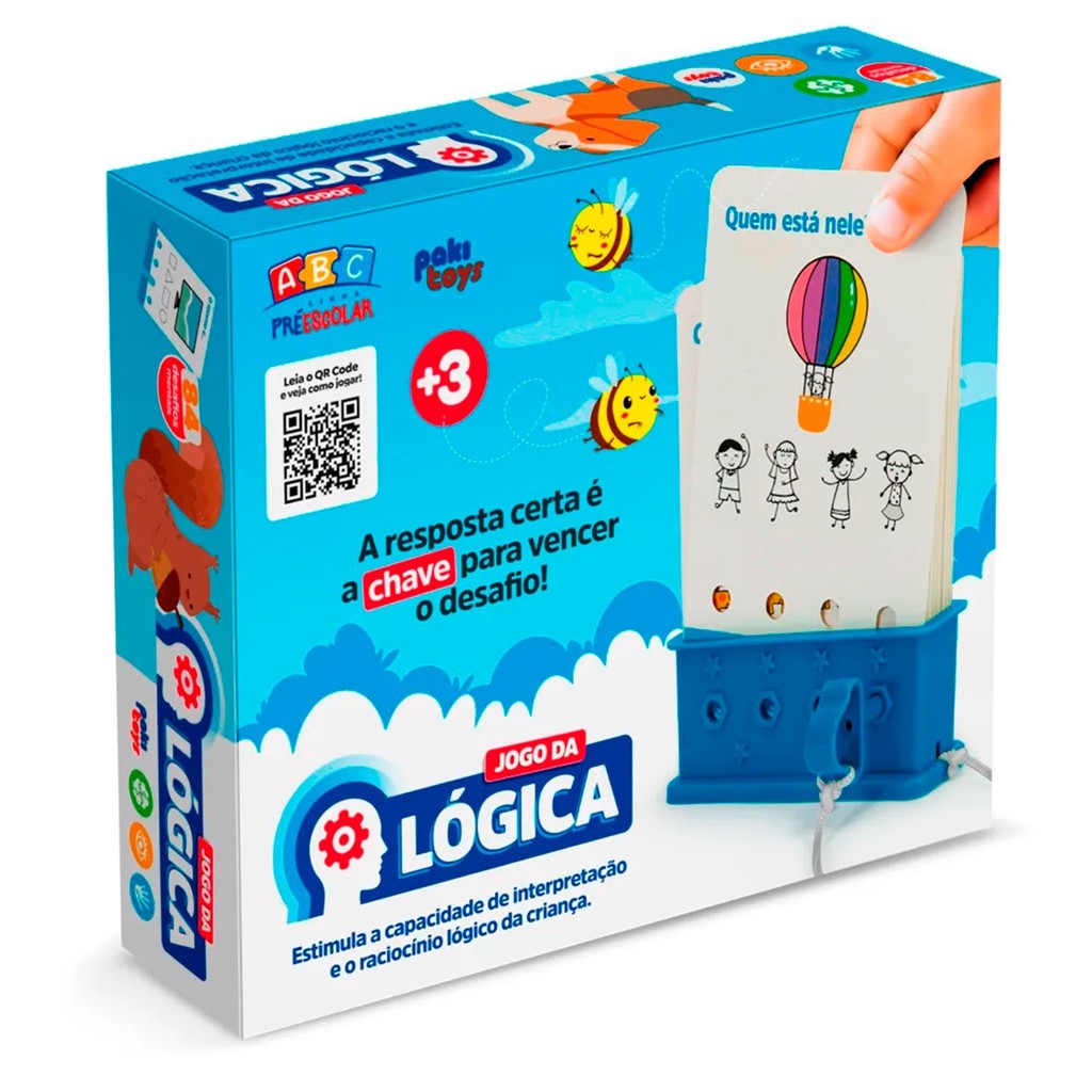 Jogo De Tabuleiro Desafio Da Lógica Montessori Para Meninos E Meninas - Paki Toys