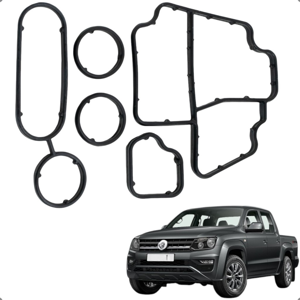 Jogo Junta do Radiador Trocador de Calor Sabó Amarok Turbo Biturbo 2010 a 2022