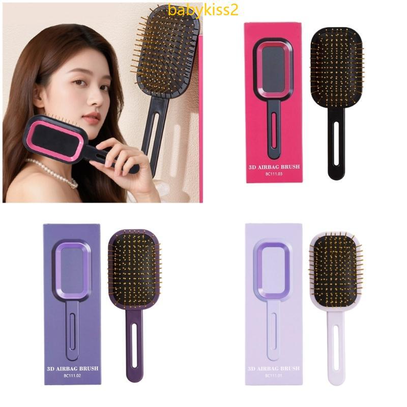Pente Cabelo Antiestático Base Almofadas Ar Ventiladas Aumenta Volumes Para Cabelos Lisos Ondulados Cac