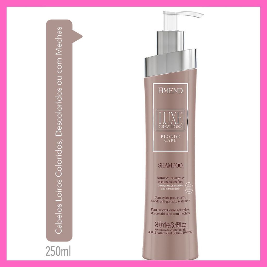 AMEND SHAMPOO LUXE CREATIONS BLONDE CARE 250ML