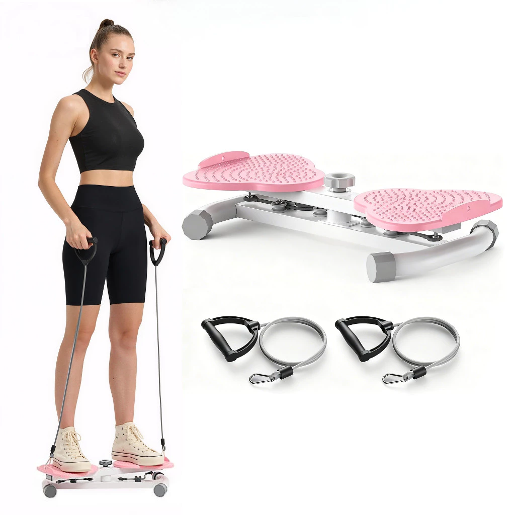 Twister Fitness Modelador De Cintura Disco Giratório Com Elásticos Para Abdômen Pernas Glúteos Até 136kg — imagem 1