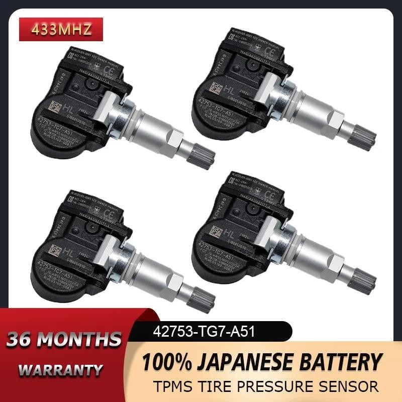 SENSOR TPMS Para HONDA PILOT Odyssey ACURA RDX TLX NSX MONITOR De Pressão De Pneus 433MHz 42753T6NA01 42753tg7a51peças A