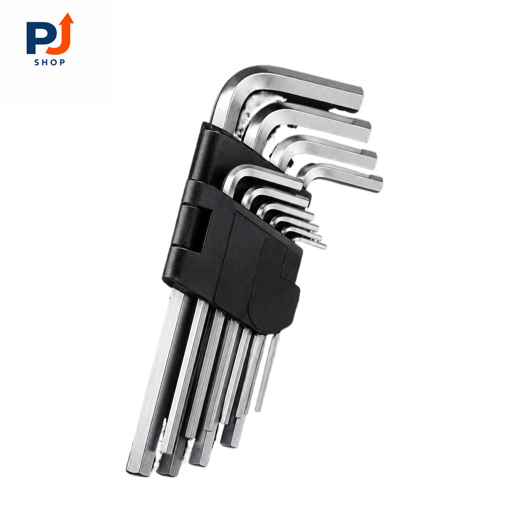 Jogo de Chave Allen Torx Pequena Aço Profissional 9 Peças para Parafuso Hexagonal