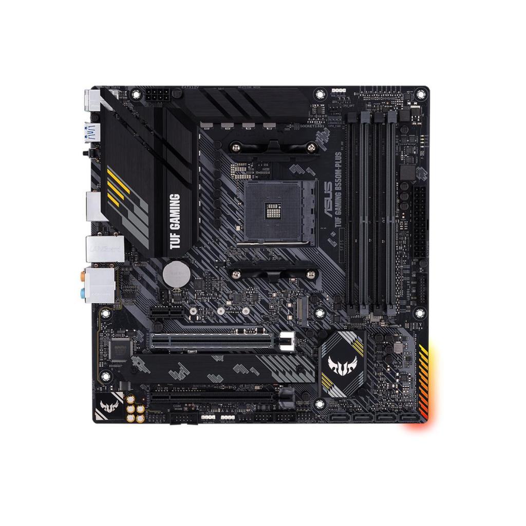 Placa-mãe Asus p/AMD AM4 B550M-Plus TUF Gaming 4xDDR4 mATX 9