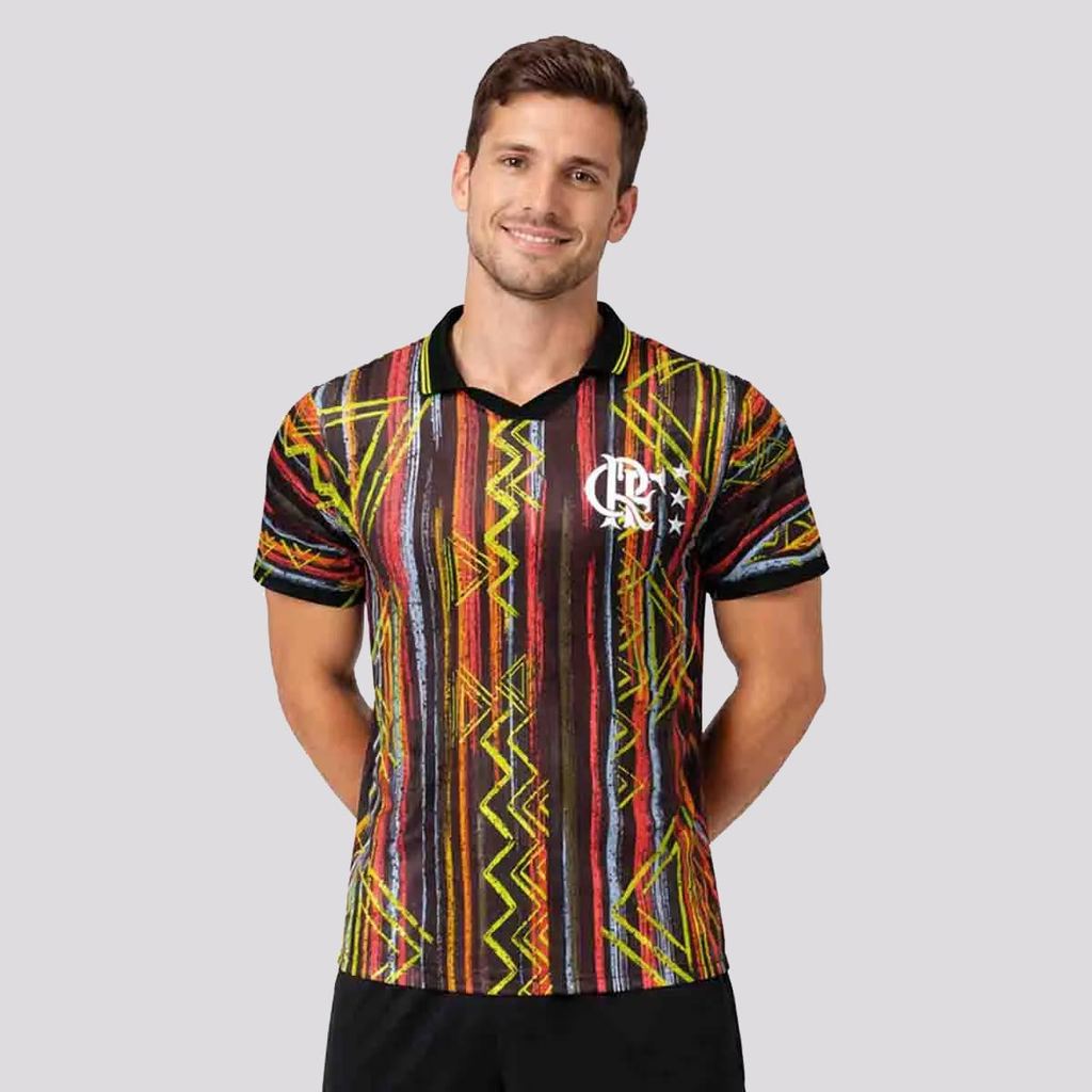 Camisa Flamengo Retrô Goleiro 1995 Preta