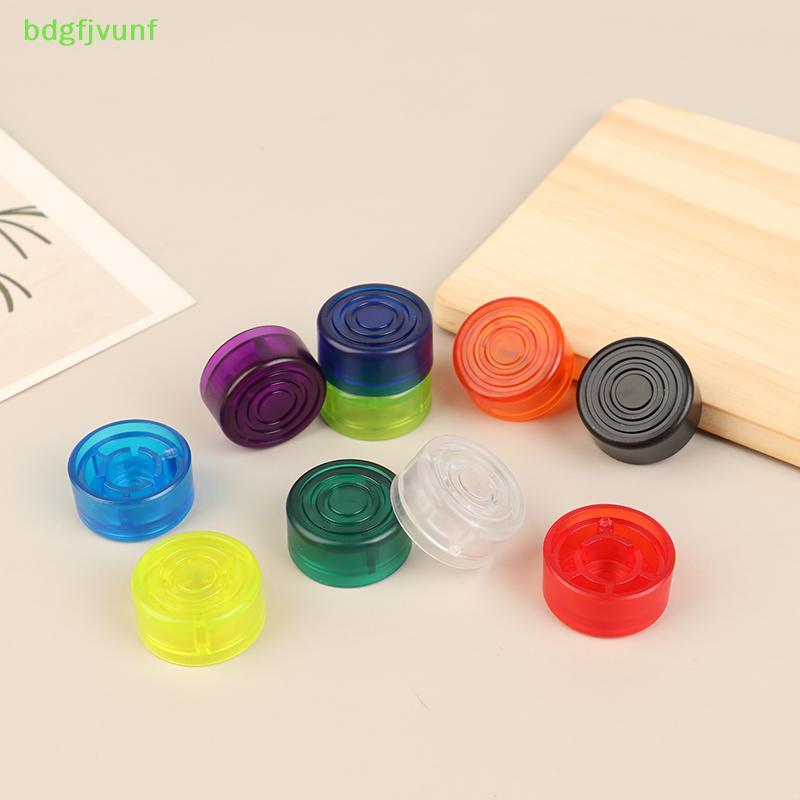 BDGF 5 Pçs Pedal De Efeito Guitarra Pé Prego Tampa Peças Interruptor Toppers Botão Plástico Pára-Choques Footswitch Prot