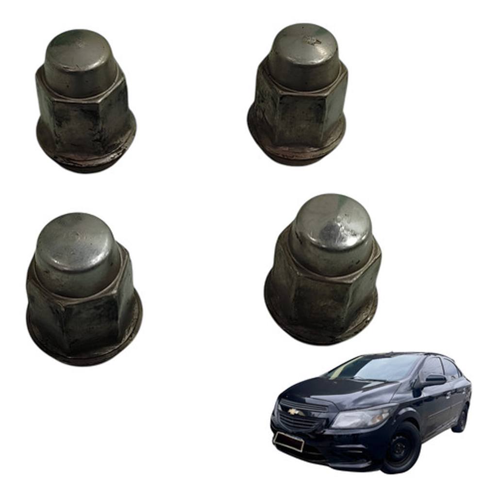 Kit 4 Porca Roda Gm Prisma Joy Lt Onix Cobalt Spin 2017 2018 1
