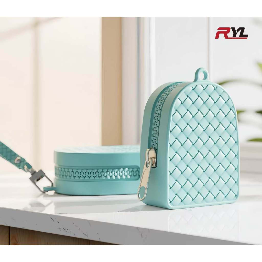 Porta-moedas bonito e simples, estojo para fones de ouvido AirPods Pro, porta-chaves feminino, mini porta-cartões com zí