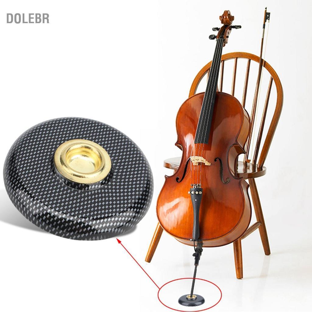 Dolebr Suporte para violoncelo, tamanho pequeno e leve, tapete antiderrapante, protege seu piso, peça importante de