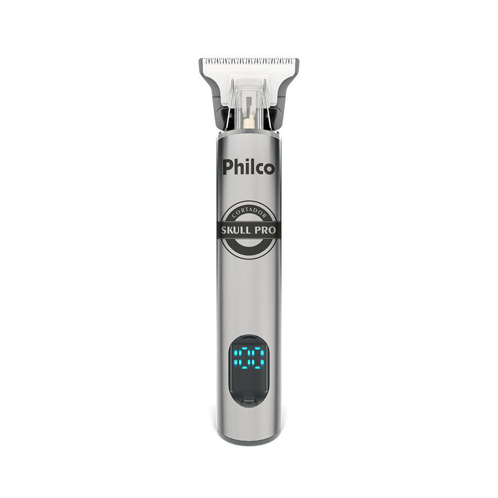 Máquina de Cortar Cabelo Philco Sem fio + Display Led PCRE1