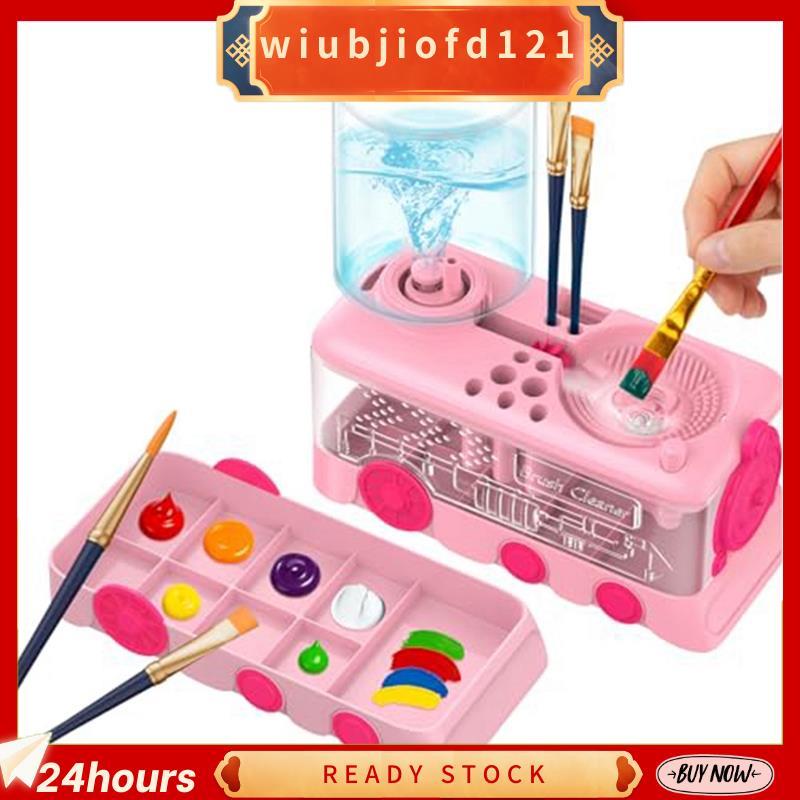 Escova De Pintura Lavadora Acessórios Ferramenta De Limpeza De Pincel Rosa