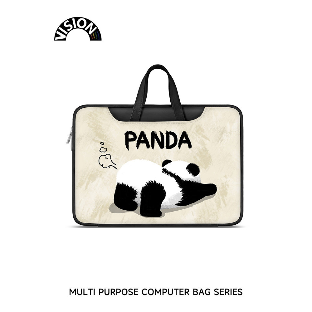 V-SION Bolsa para Laptop Panda fofa portátil adequada para Apple macbook 15: 20 cm Shin-Chan air13.3 Huawei matebook Len