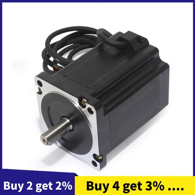 Motor De Passo De Alto Torque 86BYG250B 4.5N . Elétrico M 4A 80mm Para Gravador CNC Máquina Roteador Impressora 3D