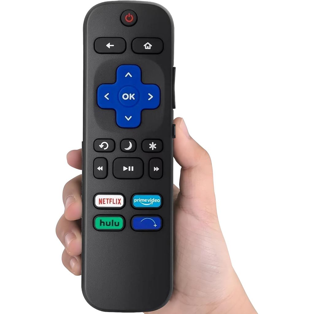 Controle Remoto de Substituição Apenas para Roku TV Compatível com TCL, Onn, Sharp, Element, Westinghouse, Philips e Sma