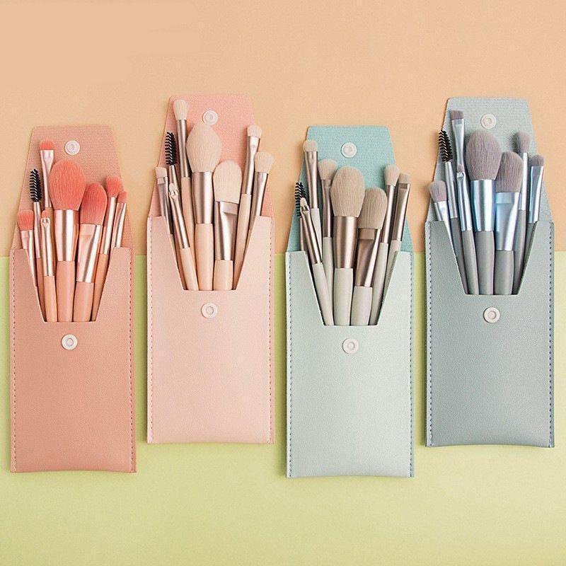 kit pincel maquiagem profissional kit pincel maquiagem 8 conjuntos de pincéis de maquiagem conjunto completo de pincéis