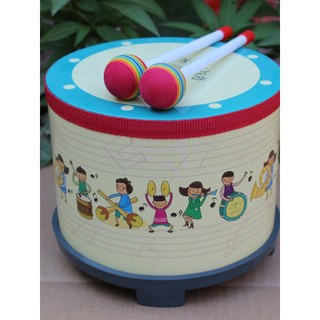 Snare tambor auxiliares de ensino do bebê crianças mão bater tambores instrumentos de batida do bebê tarola tambores jar