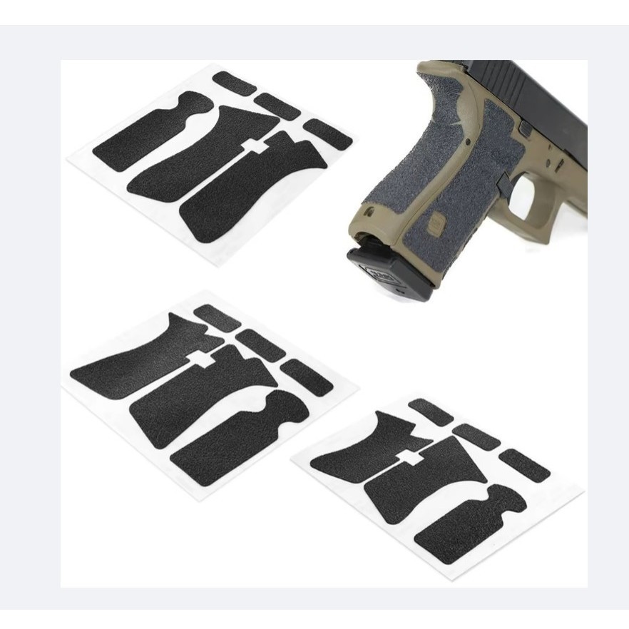 GRIP Adesivo Emborrachado Para Coldres G17, 19, 20, 26, 27, 33 e Acessórios para P 9mm