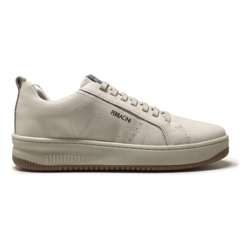 Sapatênis Masculino Ferracini 9261-713 Couro Legítimo Acolchoado Calce Fácil Moderno Casual Elegante