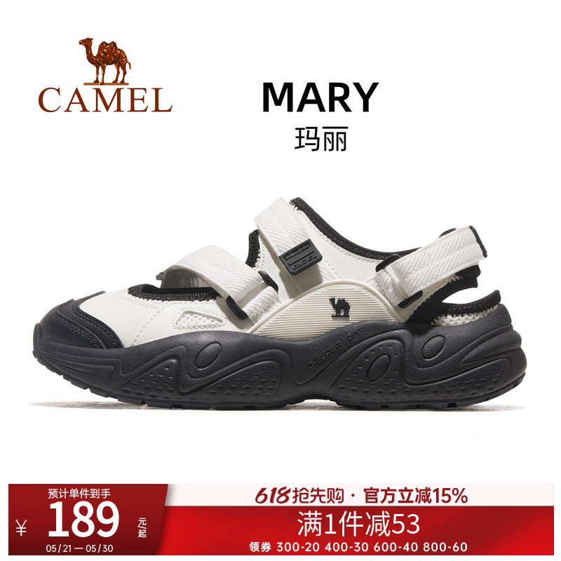 [Mary] Camel Tênis Feminino Novo Estilo Sapatos Femininos Sandálias de Verão Mulheres Respiráveis Sapatos Casuais Sapato