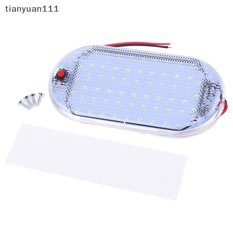 tianyuan111 60LED 12V-85V LED Carro Veículo Cúpula Teto Lâmpada De Leitura Interior Luzes Do Empilhadeira De Faixa De Lu