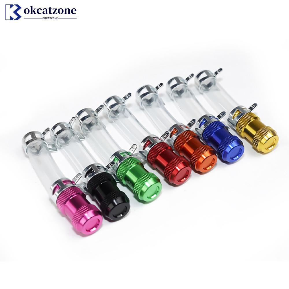 OKCATZONE Alumínio Motocicleta Filtro De Ar Dreno Plug Respiro Tampa À Prova & Resistente Corrosão Tanque Combustível Ve