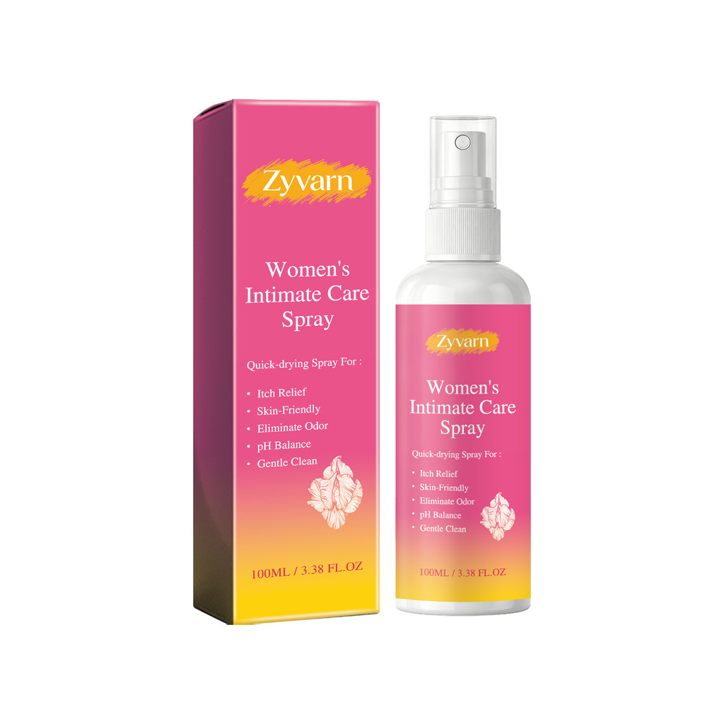 Zyvarn Spray feminino para cuidados com o corpo, cuidados suaves diários, pele corporal, portátil, fácil operação, spray