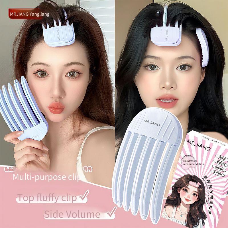 Novos produtos venda quente novo estilo estilo pente almofada alta crânio artefato raiz do cabelo grampo de cabelo pregu