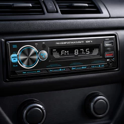 Som Automotivo 1 Din Bluetooth Rádio FM Player MP3 WMA Tela LED Controle Remoto VPL-1501