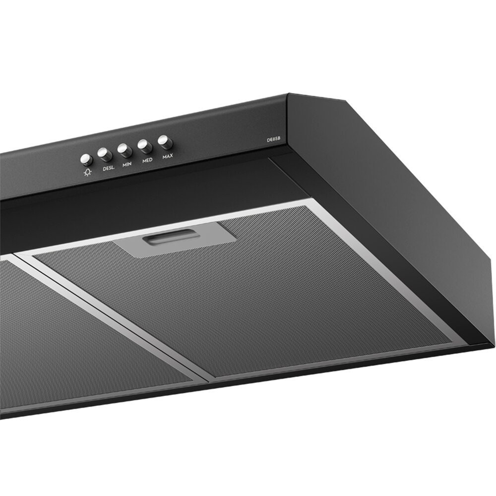 Depurador de Ar 80 cm Luz LED e Filtragem Dupla Preto DE8SB Electrolux — imagem 2 de 2