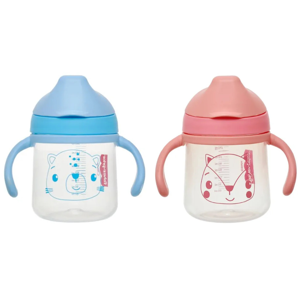 COPO TREINAMENTO COM BICO DE SILICONE 280ML FUN TIME FISHER PRICE - PACIFIC