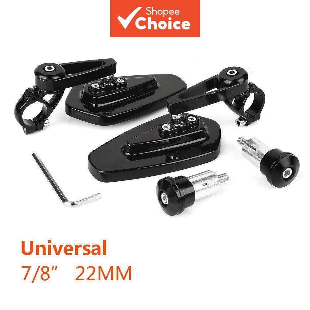 Espelho Retrovisor Universal Do Guiador De 7/8 Polegadas 22mm Para Bicicletas Personalizadas