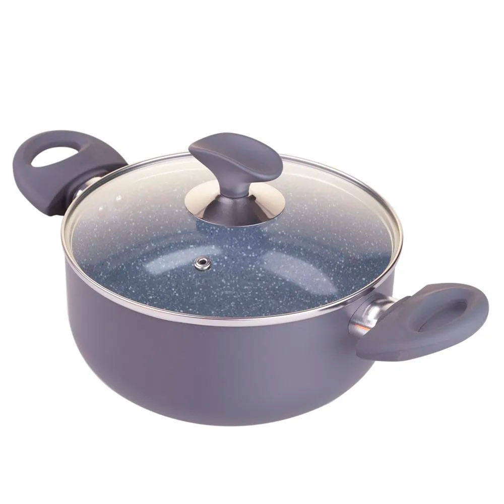 Caçarola de Cerâmica Cazza Cinza 20cm