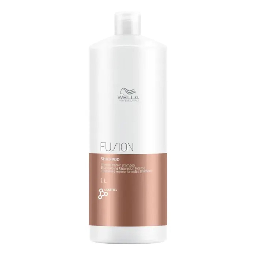 Wella Prof. Fusion Shampoo Reparador Cabelos Danificados 1L