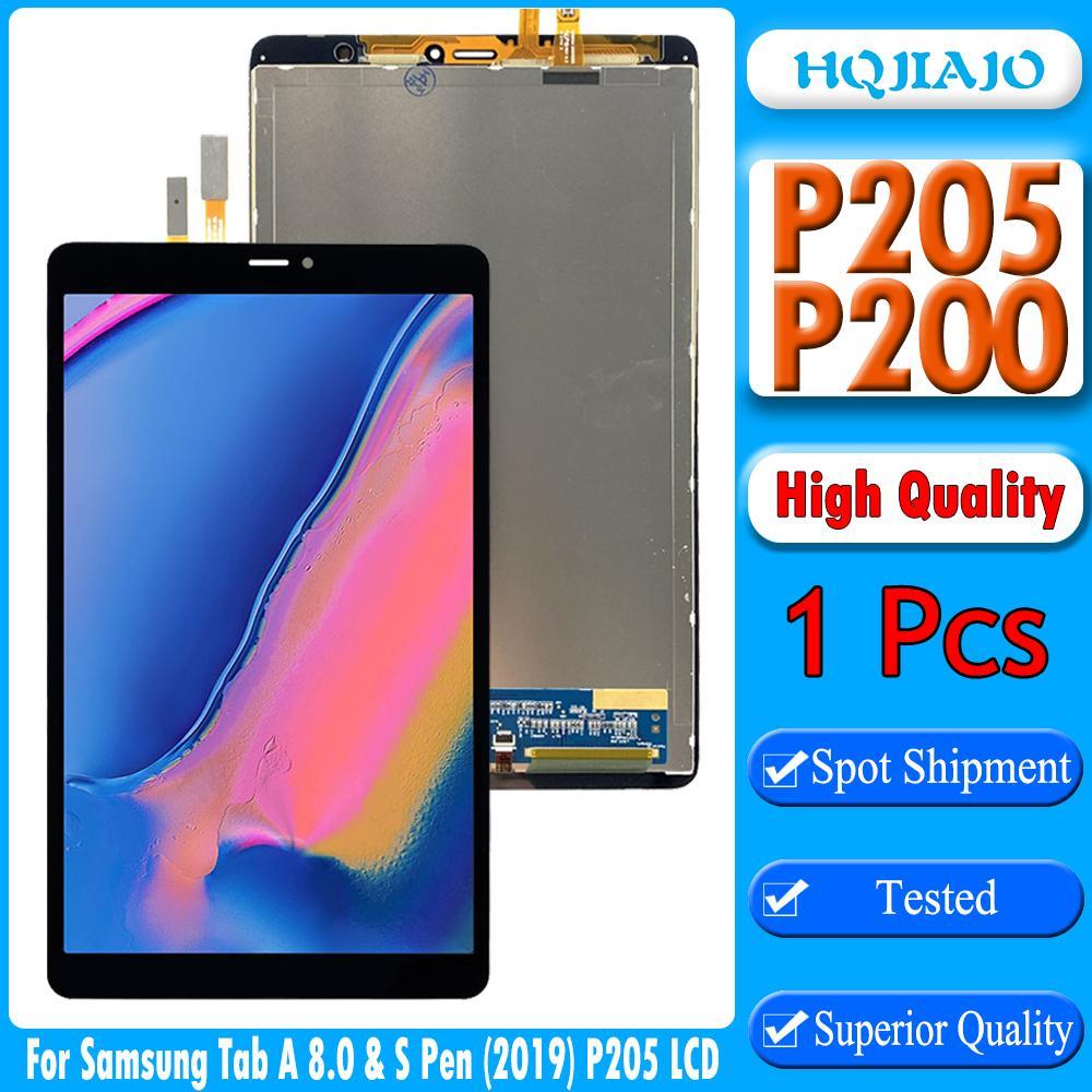 8.0 " Alta Qualidade Para Samsung P200 LCD Tab A 8.0 & S Caneta SM-P205 P200 P205 Display Tela De Toque Digitador Assemb