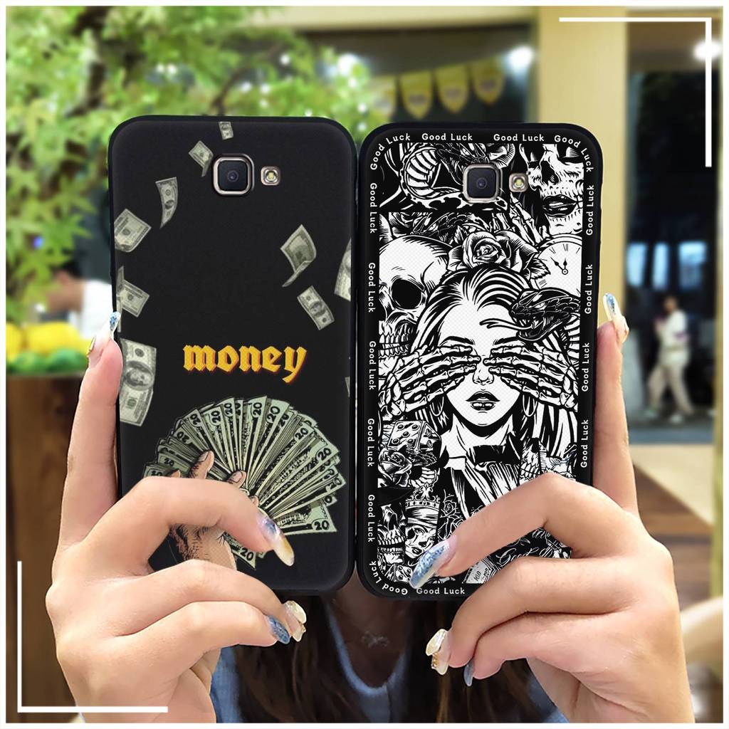 Capa De Telefone Anti-Poeira Fofa Para Samsung Galaxy J7 Prime/2/2018/ON7 2016/G610F Bolsa De Desenho Animado TPU Design