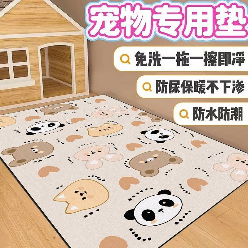 Pet Mat Waterproof PVC Cat Special Kennel Non-Stick Fur Disposable Mat Dog Cat Non-Slip Waterproof Mattress Cover VqmI