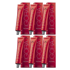 Kit 6 Coloração Schwarzkopf Igora Royal 8.77 60ml