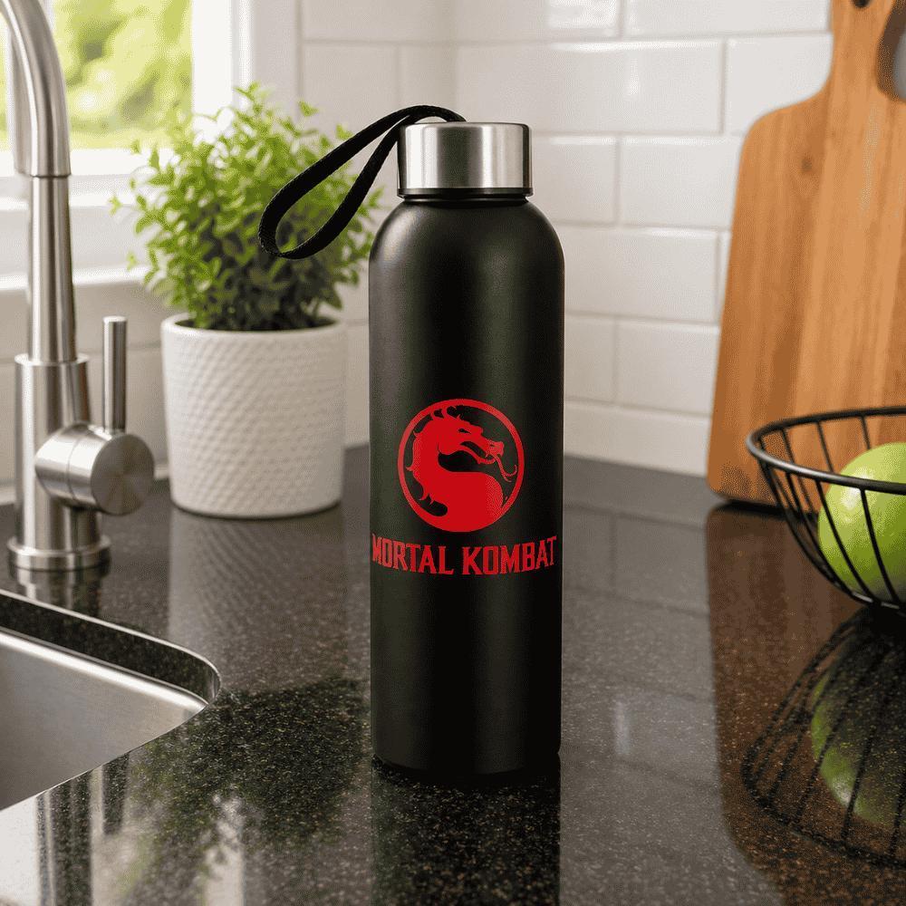 Squeeze Preto 800ml Mortal Kombat Bandeirantes