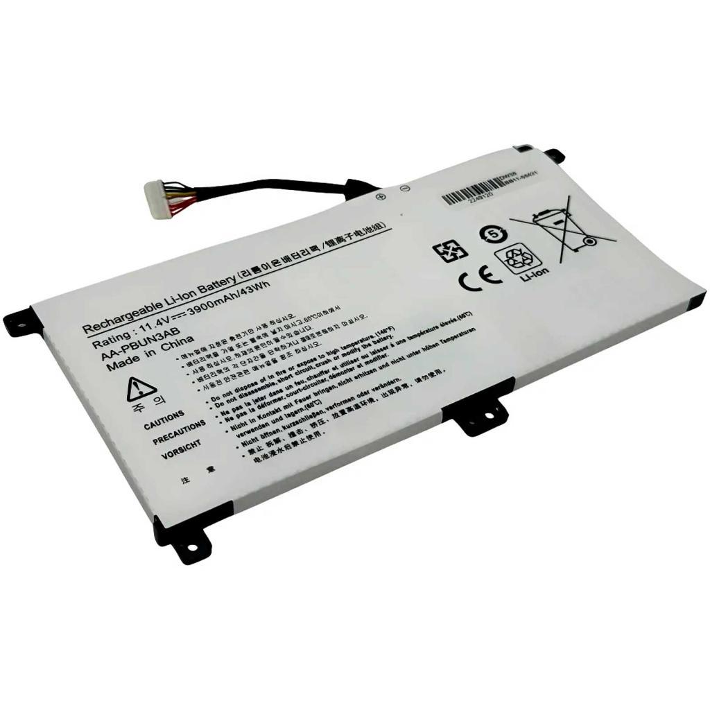 Bateria para Samsung Galaxy Book2 NP550XED-KF2BR, NP550XED-KF3BR, NP550XED-KF4BR, NP550XED-KF6BR, AA-PBUN3AB, AA-PBUN3QB