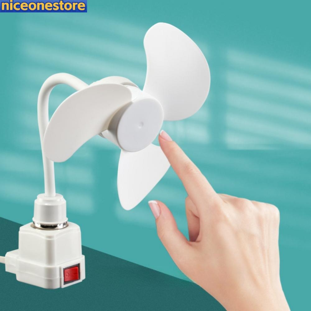 [NIEO]Socket Fan Easy Installation Brushless DC Motor Quiet Operation Powerful Airflow