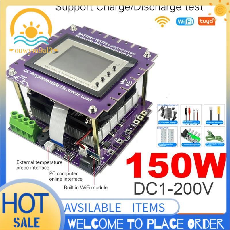 BW600-150W 200V 30A WiFi Testador De Bateria De Carga Eletrônica Monitor De Capacidade De Pacote 18650 Ferramentas De Ca