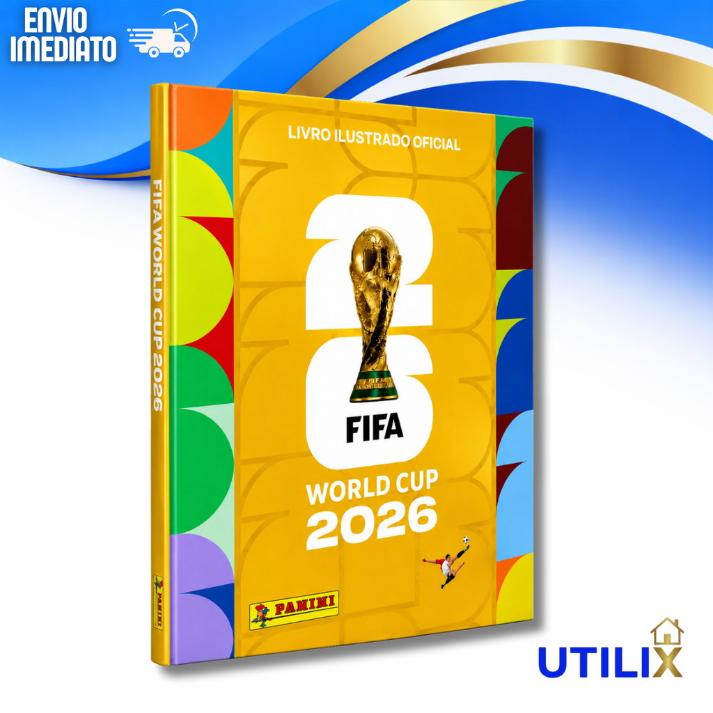 Copa Do Mundo 2026 Álbum Capa Dura Dourada Fifa Worldcup 2026