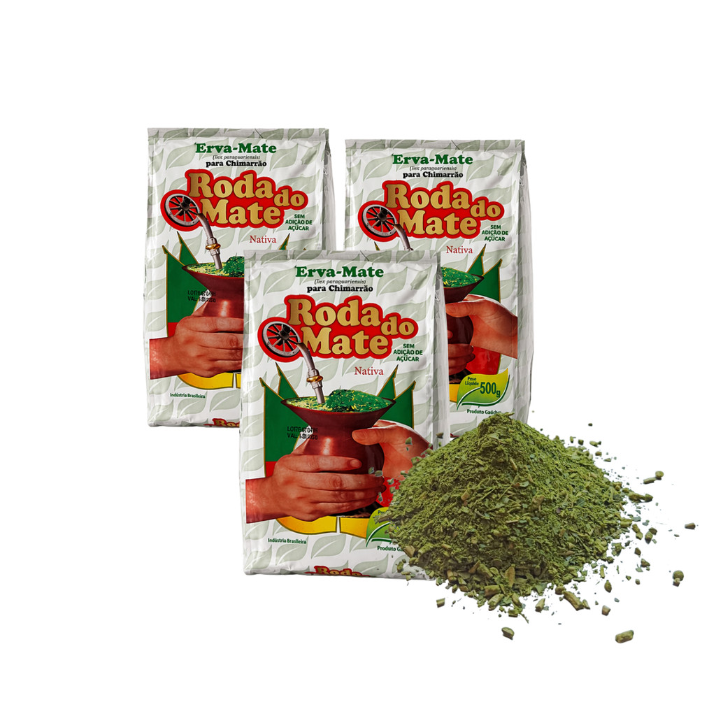 KIT3 Erva Mate Roda do Mate Tradicional  1kg ou 500g